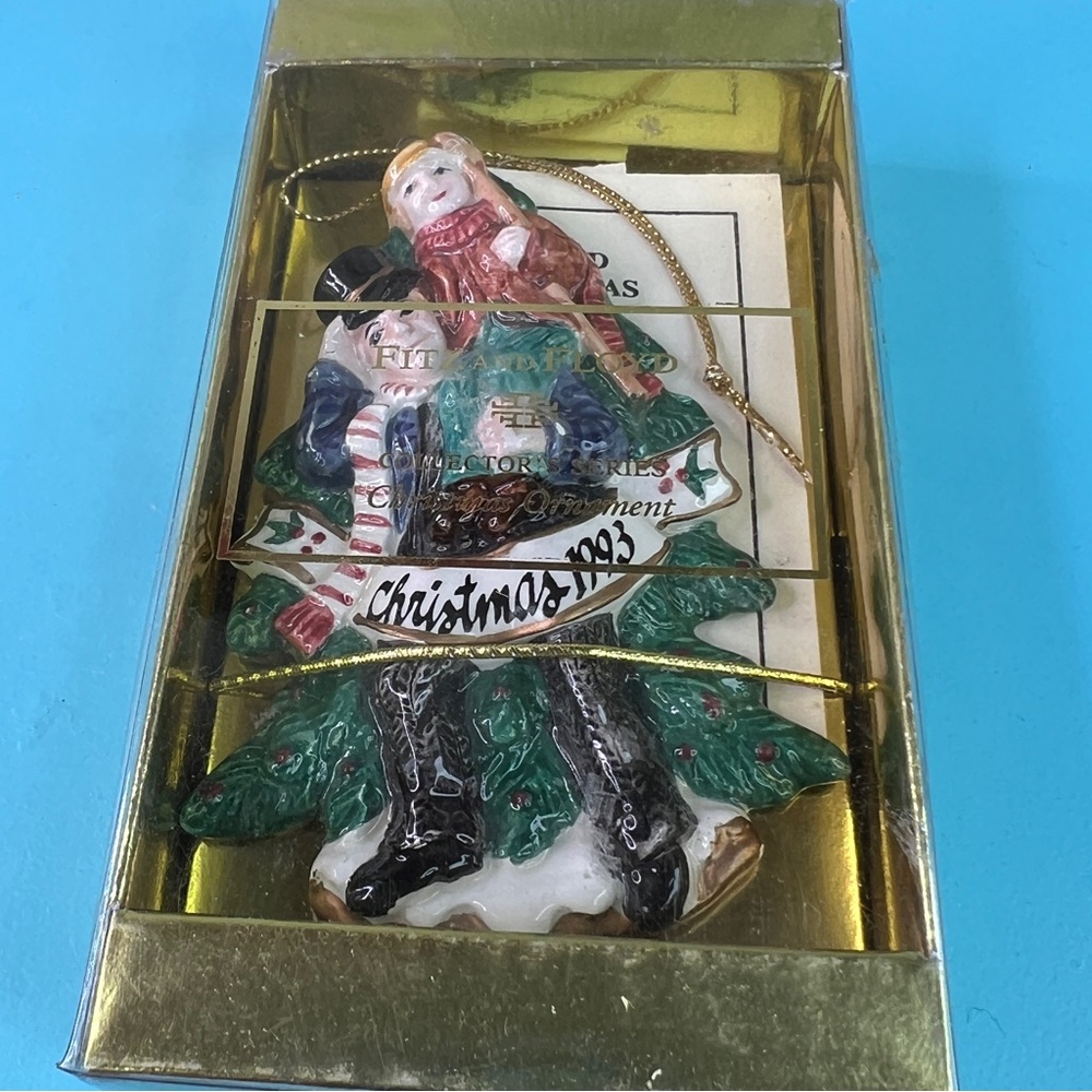 Fits & Floyd Christmas 1993 Tree Ornament
